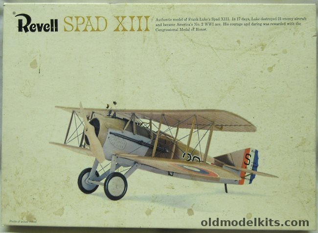 Revell 1/28 Frank Lukes Spad XIII, H290-150 plastic model kit